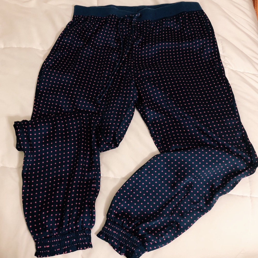 Silk Aerie Polka dot Jogger